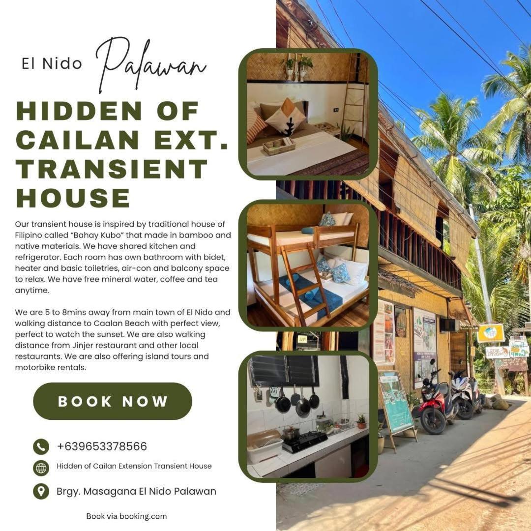 Hidden Of Cailan Extension Transient House El Nido Exterior photo